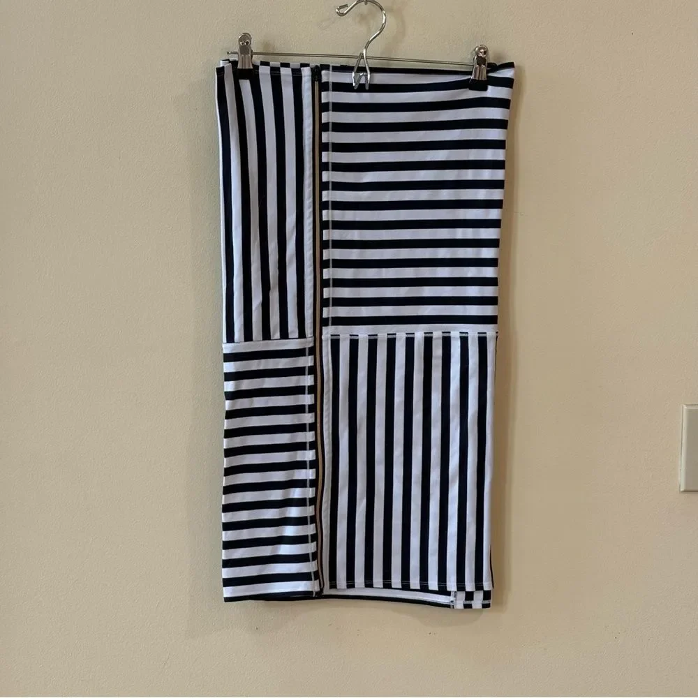 Lululemon Vinyasa Scarf *Zips Apex Stripe Black White